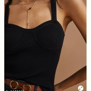 Anthropologie Maeve Corset Tank
